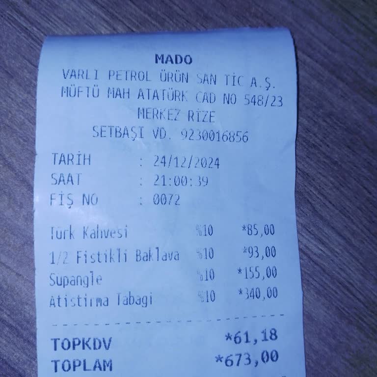 Mado Rize Şubesinde Kötü Hizmet Ve Eksik Sipariş Sorunu!