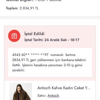 Boyner'den Bilgilendirme Eksikliği Ve İptal Şoku