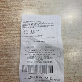 Ayakkabıda Batma Sorunu Ve İade Süreci