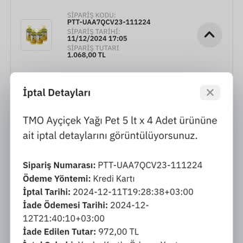 Epttavm'de Kargo Ücreti İadesi Sorunu Ve Yetersiz Müşteri Hizmetleri