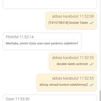 Epttavm'de Kargo Ücreti İadesi Sorunu Ve Yetersiz Müşteri Hizmetleri
