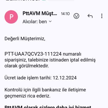 Epttavm'de Kargo Ücreti İadesi Sorunu Ve Yetersiz Müşteri Hizmetleri