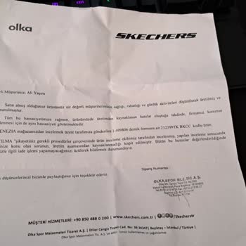 Skechers Ayakkabılarımda Delik Sorunu Ve Yetersiz Müşteri Hizmeti