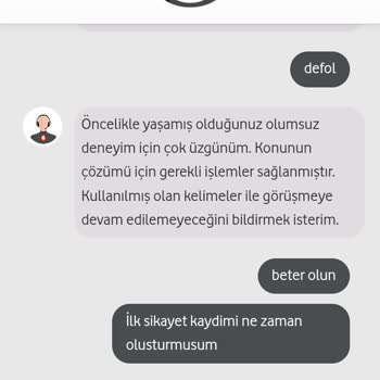 Vodafone'un İnternet Arızası Konusunda Yetersiz Hizmeti