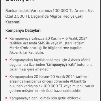 Akbank'ın Kampanya Sözlerini Tutmaması Mağdur Ediyor