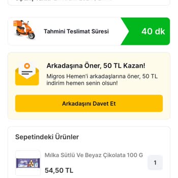 Sanal Market Siparişim Neden İptal Edildi?