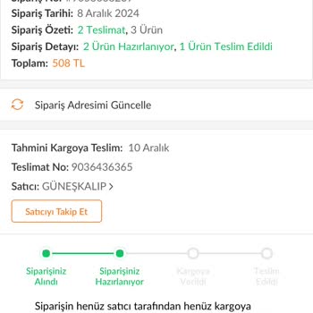 Trendyol'da Müşteri Hizmetleri Ve Satıcı İlgisizliği