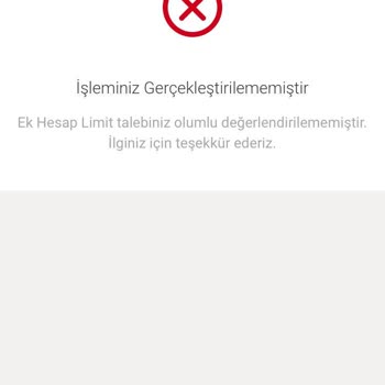 Limit Artırımı Sorunu Ve Yetersiz Müşteri Hizmeti
