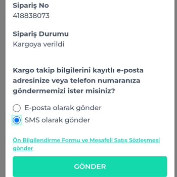 Satın Aldığım Ürün Nerede?