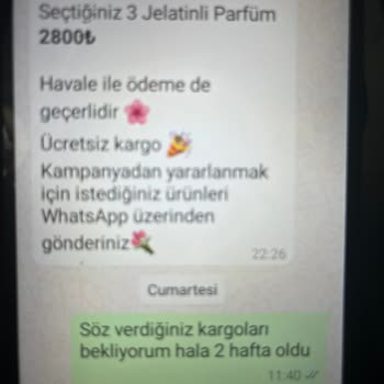 Parfüm Siparişimde Yaşadığım Sorunlar