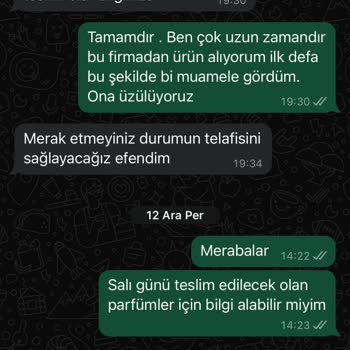 Parfüm Siparişimde Yaşadığım Sorunlar