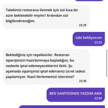 Yanlışlıkla Verilen Siparişin İptal Edilememesi Ve Destek Eksikliği