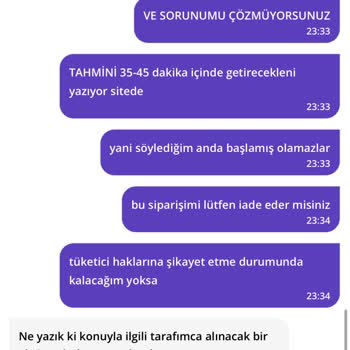 Yanlışlıkla Verilen Siparişin İptal Edilememesi Ve Destek Eksikliği