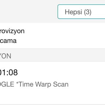 Yetkisiz Kart İşlemi: Google Time Warp SC