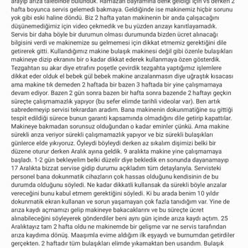 Haier Bulaşık Makinesi Sürekli Arıza Veriyor