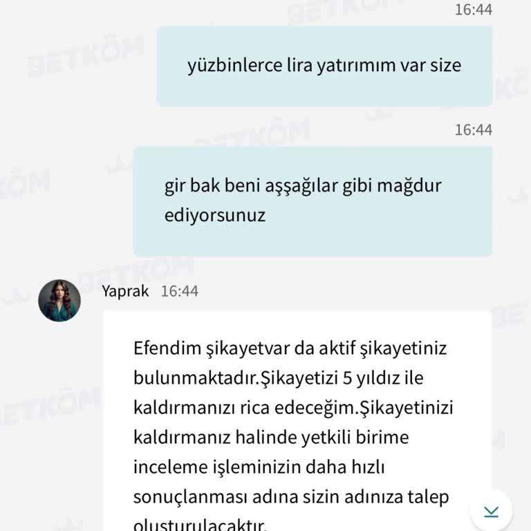Betkom Sitesinde Haksız Kazanç Blokajı