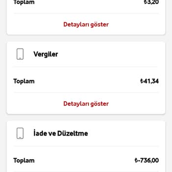 Vodafone Yanıltıcı İade İşlemi Ve Fatura Sorunu