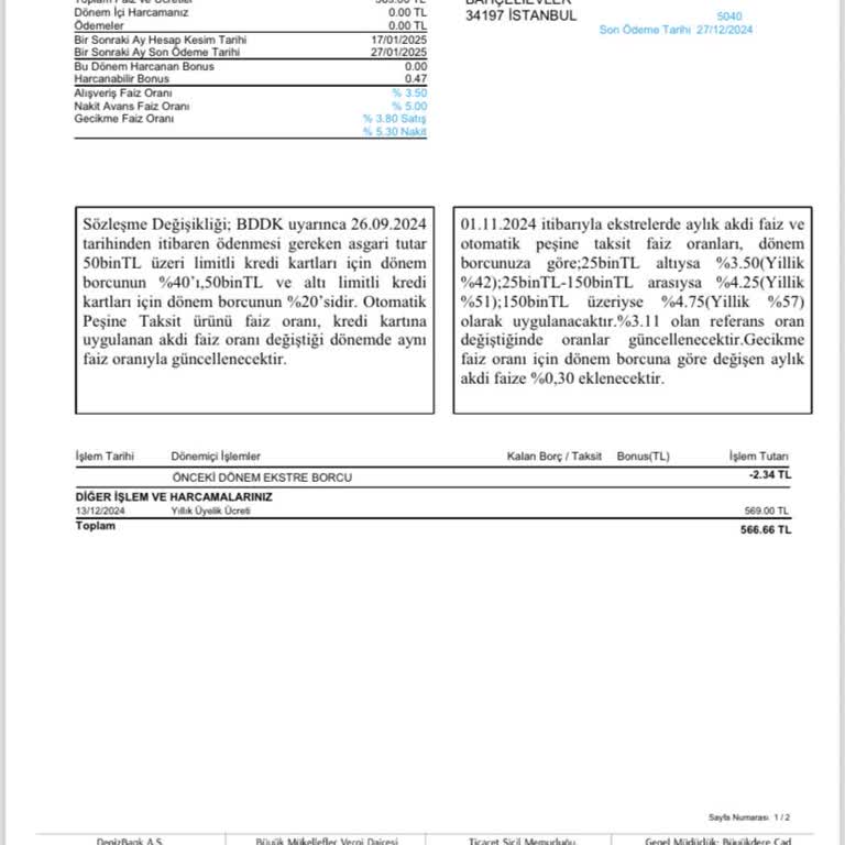 Denizbank'ın Kart Aidatı Sorunu Ve Çözüm Eksikliği
