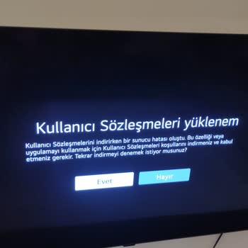 LG Nanocell TV'de Sözleşme Yüklenemiyor, Uygulamalara Erişim Engelli