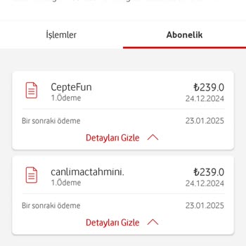 Vodafone Pay Habersiz Abonelikler Ve İptal Sorunu