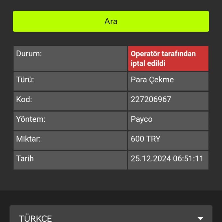 Maxwin Çekim Talebim İptal Edildi, Bakiye Silindi