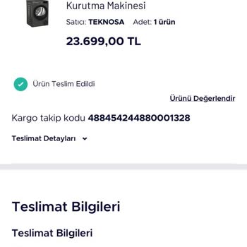 Teknosa Yanlış Ürün Teslimatı Ve İlgisiz Müşteri Hizmeti