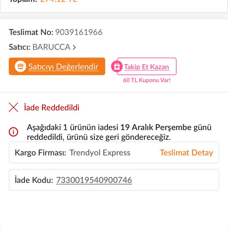 Korse Ürünü Ve İade Sorunu