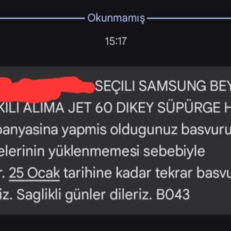 Samsung Şubesi: Eksik Hediye Ve Fiyat Farkı Sorunu