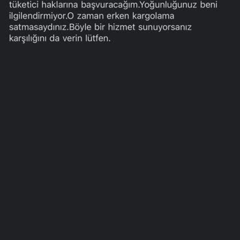 Erken Kargo Ücreti Ödedim, Ürün Hala Kargolanmadı Ve Muhatap Bulamıyorum