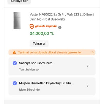 Teslimat Sorunu Ve İlgisizlik