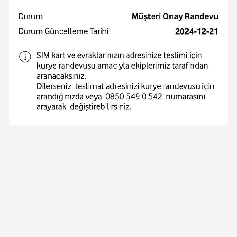 Vodafone Numara Taşıma Sürecinde İletişim Sorunu