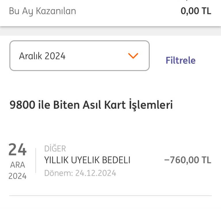 Haksız Kart Ücreti İadesi Talebi