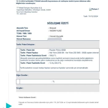 Türk Telekom'da Taahhüt Süresi Sorunu