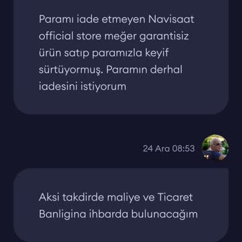 Arızalı Saat Ve İade Sürecinde Yaşanan Sorunlar