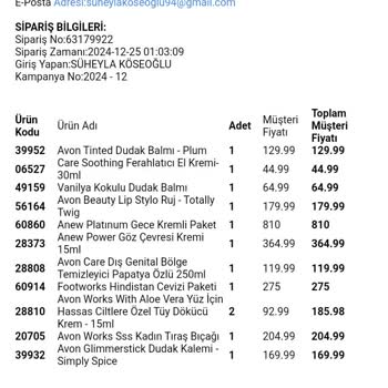 Avon'un Hediye Ve Promosyon Mağduriyeti