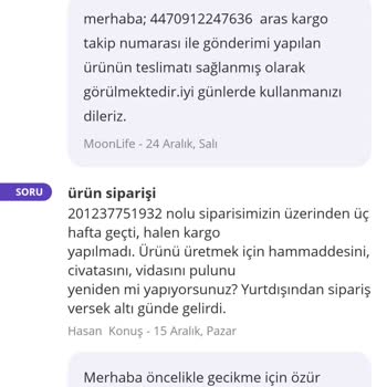 Kayıp Kargo Ve İletişimsizlik Sorunu