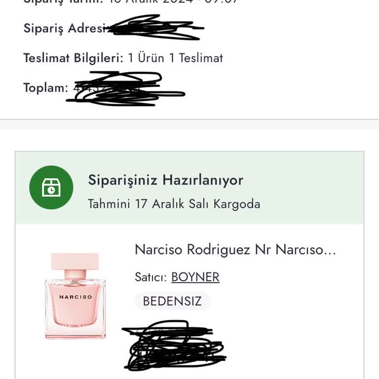 Boyner'de Sipariş Gecikmesi Ve İletişim Sorunu