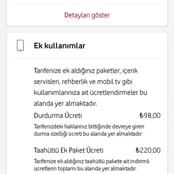 Vodafone Hattında Aylardır Fazla Ücret Yansıtılıyor