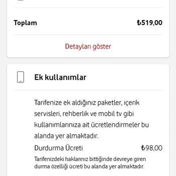 Vodafone Hattında Aylardır Fazla Ücret Yansıtılıyor