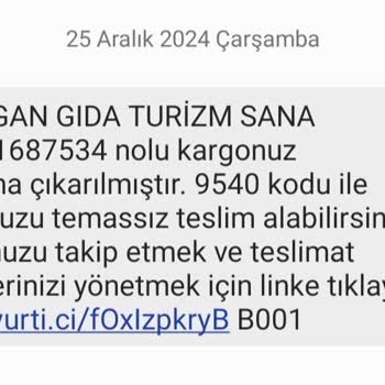 Yurtiçi Kargo Tanımadığım Kişi Adıma Sipariş Verdi