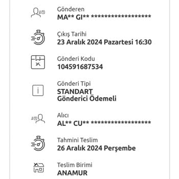 Yurtiçi Kargo Tanımadığım Kişi Adıma Sipariş Verdi