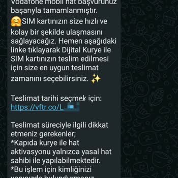 Vodafone Başvuru Süreci Ve İletişim Sorunları