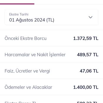 Kredi Kartı Ücreti İadesi Sorunu