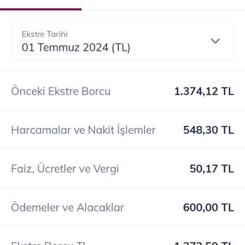 Kredi Kartı Ücreti İadesi Sorunu