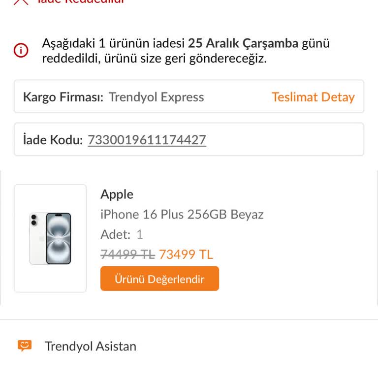 Trendyol'un Müşteri Hizmetleri Ve Kusurlu Ürün Sorunu