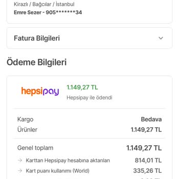 Kusurlu Ürün Ve Fatura Sorunu: Hepsiburada'ya Güvenim Sarsıldı