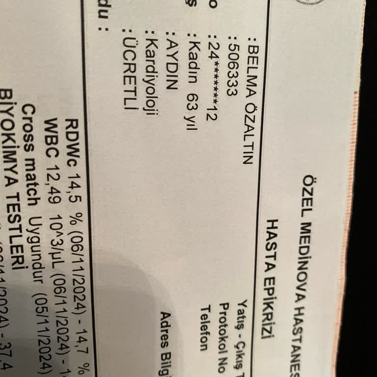 Fatura Sorunu Ve Yanıltıcı Sağlık Hizmeti