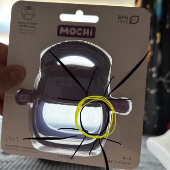 Mochi Teether Contained Hair and Dust Inside the Packaging—Unhygienic for Babies