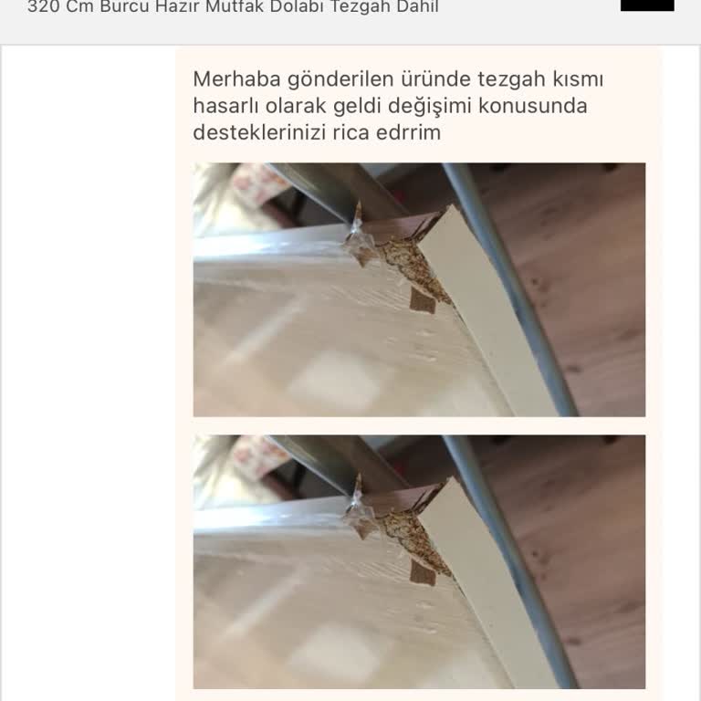 Koçtaş'tan Gelen Hasarlı Ürün Ve Çözüm Bekleyen Mağduriyet