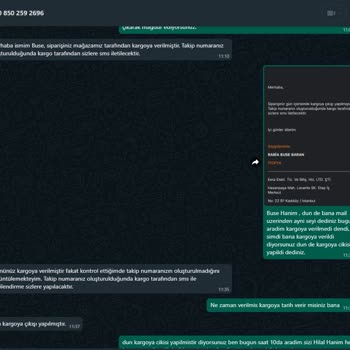 Kargoya Verilmeyen Ürün Ve Yanıltıcı Bilgilendirme